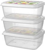 Titiz Aria Saklama Kabı 3 Parçalı Set, 1200 ml Kapasite