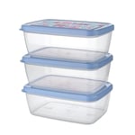 Titiz Aria Saklama Kabı 3 Parçalı Set, 1200 ml Kapasite