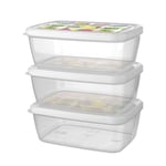 Titiz Aria Saklama Kabı 3 Parçalı Set, 1200 ml Kapasite