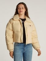 TJW CRP BADGE COLLAR DOWN PUFFER Ceket Kadın