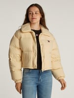 TJW CRP BADGE COLLAR DOWN PUFFER Ceket Kadın