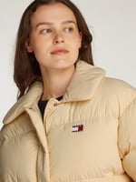 TJW CRP BADGE COLLAR DOWN PUFFER Ceket Kadın