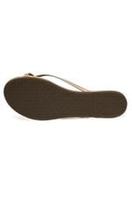 Tkees Tk-3001Z Parmak Arali Krem Kadın Terlik