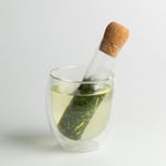 Toganoo Isıya Dayanıklı Borosilikat Cam Çay Süzgeci - Pratik Tüp Çay Filtresi - Bitki Çayları ve Yeşil Çay İçin Metal Tadı İçermeyen Demlik İçi - Healthy Glass Tea Infuser