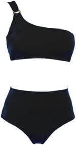 TOKALI BİKİNİ ÜST YÜKSEK BEL ALT BIKINI TAKIM DB200564BT