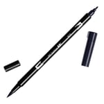 Tombow AB-T Dual Brush Pen Grafik Kalemi, Black N15