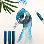 Tombow AB-T Dual Brush Pen Grafik Kalemi, Black N15