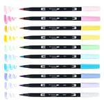 Tombow Dual Brush Pen Set - Pastel Tones