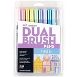 Tombow Dual Brush Pen Set - Pastel Tones