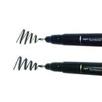 Tombow WS-BH-1P Fudenosuke Sert Uçlu Fırça Kalemi - Siyah