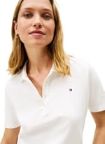 Tommy Hilfiger 1/4 Zip Küresel Polo - Bedenler: XXS, XS, S, M, L