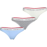 Tommy Hilfiger 3 PACK THONG (EXT. SIZES) Kadın İç Çamaşırı Kadın