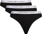 Tommy Hilfiger 3 PACK THONG (EXT SIZES) İç Giyim Kadın