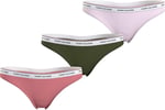 Tommy Hilfiger 3 PACK THONG (EXT SIZES) İç Giyim Kadın