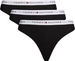 Tommy Hilfiger 3 PACK THONG (EXT SIZES) İç Giyim Kadın