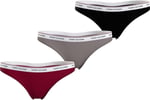 Tommy Hilfiger 3 PACK THONG (EXT SIZES) İç Giyim Kadın