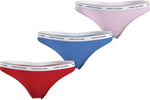 Tommy Hilfiger 3 PACK THONG (EXT SIZES) İç Giyim Kadın