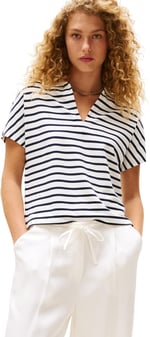 Tommy Hilfiger Bayan Lyocell Tipping Open Ss Polo Ww0ww46512 S/S Polo Tişört (1'li Paket)