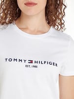 Tommy Hilfiger Bayan Th Ess Hilfiger C-nk Reg Tee Ss Bebek ve Küçük Çocuk Tank-Top