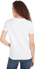 Tommy Hilfiger Bayan Th Ess Hilfiger C-nk Reg Tee Ss Bebek ve Küçük Çocuk Tank-Top