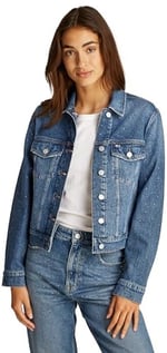 Tommy Hilfiger CLASSIC TRUCKER JACKET AI6136 Ceket Kadın