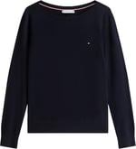 Tommy Hilfiger CO JERSEY STITCH BOAT-NK SWEATER Sweater Kadın