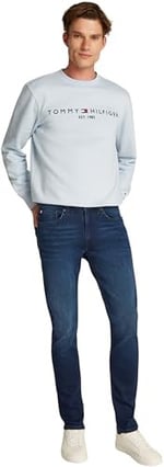 Tommy Hilfiger CORE BLEECKER DEEP BLUE Jeans Erkek