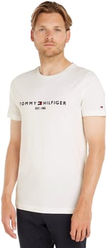 Tommy Hilfiger CORE TOMMY LOGO TEE Spor üst Erkek