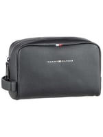 Tommy Hilfiger Erkek ESSENTIAL PU WASHBAG Çanta Black Tek Beden