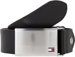 Tommy Hilfiger Erkek TH PLAQUE BELT 3.5 ADJ Kemer