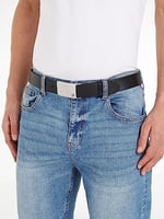 Tommy Hilfiger Erkek TH PLAQUE BELT 3.5 ADJ Kemer