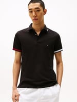 Tommy Hilfiger Flag Cuff Slim Fit Polo Mw0mw38458 S/S Polo Erkek