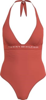 Tommy Hilfiger Halter One Piece Rp (Ext Sizes) Mayo Kadın
