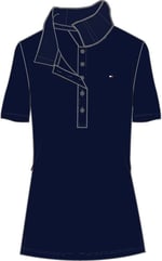 Tommy Hilfiger Kadın 1985 İnce Pike Polo Ss S/S Polo Gömlekler