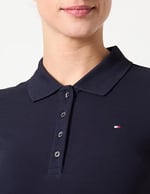 Tommy Hilfiger Kadın 1985 İnce Pike Polo Ss S/S Polo Gömlekler