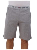 Tommy Hilfiger Klasik Logo Erkek Jersey Lounge Şort, Gri Heather