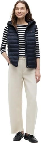 Tommy Hilfiger LW PADDED GLOBAL STRIPE VEST Yelek Kadın