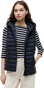Tommy Hilfiger LW PADDED GLOBAL STRIPE VEST Yelek Kadın