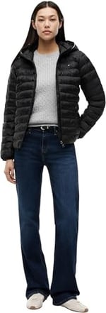Tommy Hilfiger LW PADDED GLOBAL STRIPE JACKET Ceket Kadın