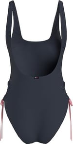Tommy Hilfiger One Piece Side Tie (Ext Sizes) Mayo Kadın