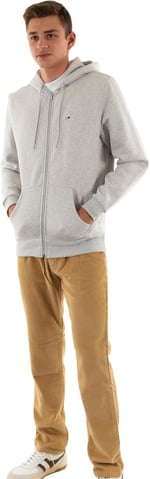 Tommy Hilfiger Original Zip Hoodie uzun kollu t-shirt Erkek
