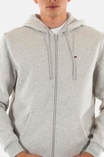 Tommy Hilfiger Original Zip Hoodie uzun kollu t-shirt Erkek
