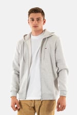 Tommy Hilfiger Original Zip Hoodie uzun kollu t-shirt Erkek