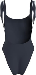 Tommy Hilfiger Scoop Back One Piece Mayo Kadın