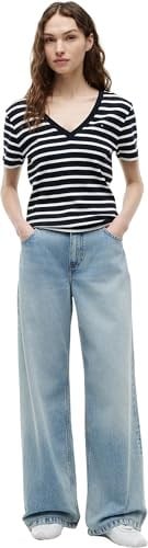 Tommy Hilfiger Slim Cody V-nk Ss Ww0ww40584 S/S T-Shirt Kadınlar