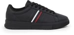 Tommy Hilfiger Sneaker MODERN CUPSOLE STRIPES LTH, 5003239770