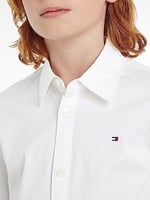 Tommy Hilfiger SOLID STRETCH POPLIN SHIRT L/S Gömlek Erkek çocuk