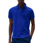 Tommy Hilfiger Streç Pamuklu Slim Fit Düğmeli Polo Yaka T Shirt Erkek POLO YAKA T SHİRT MW0MW17770 DBZ