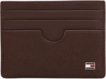 Tommy Hilfiger TH FLAG CC HOLDER Erkek Cüzdan, Kahverengi, Tek Beden