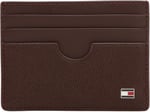 Tommy Hilfiger TH FLAG CC HOLDER Erkek Cüzdan, Kahverengi, Tek Beden